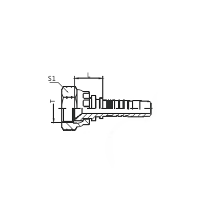 26711 American Hydraulic Flared Head C-Type Fitting