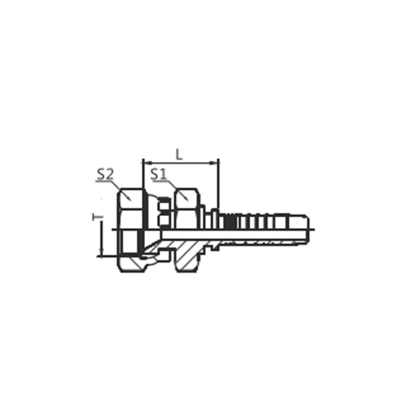 28611 Japanese Metric JIS 60° Cone Hydraulic Hose Fittings