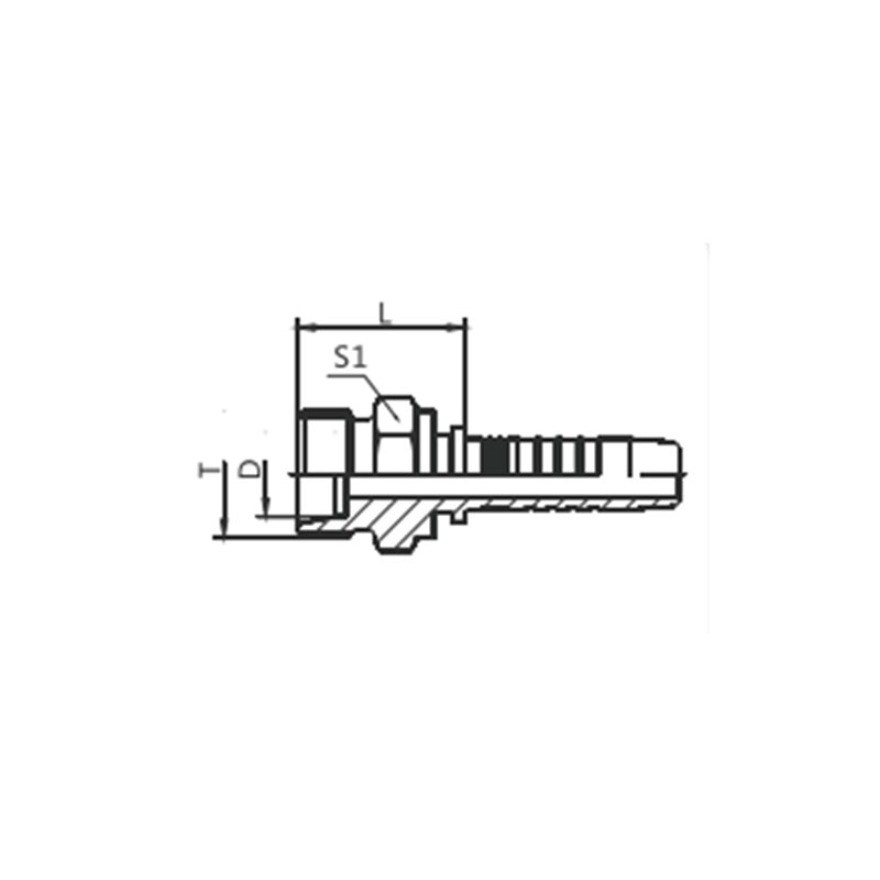 10411 Hydraulic H-Type Male Thread Fittings