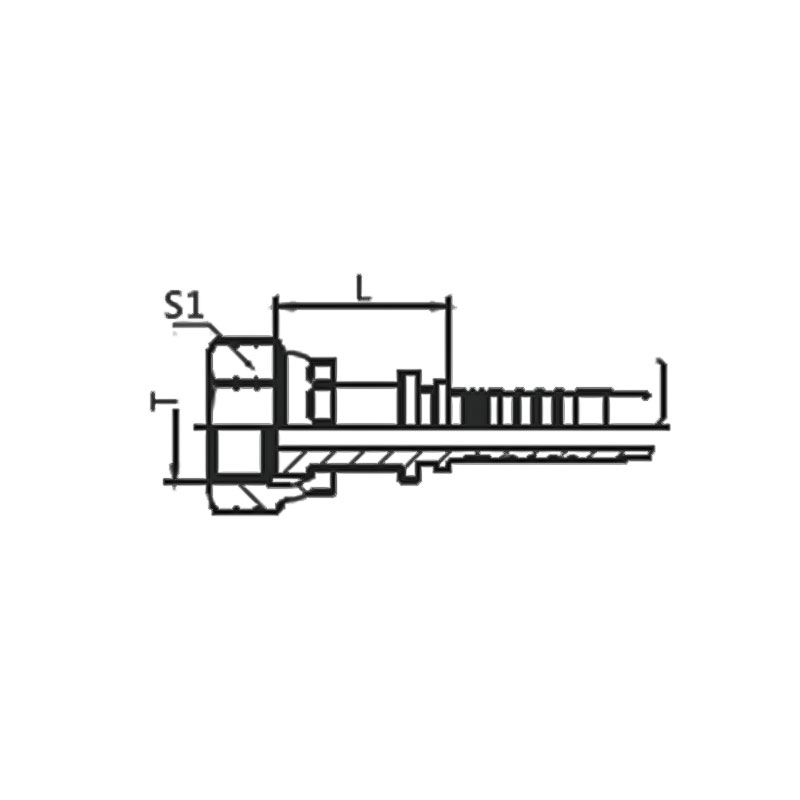 24211 American A-Type Hydraulic Hose Fittings